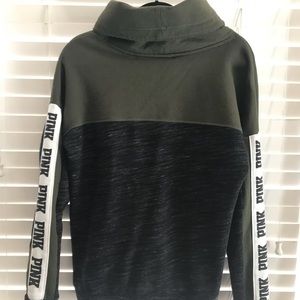 Army Green & Grey PINK Pullover Turtle Neck